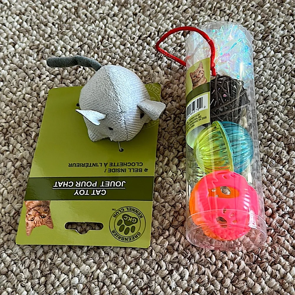 Cat toy (mouse and balls)